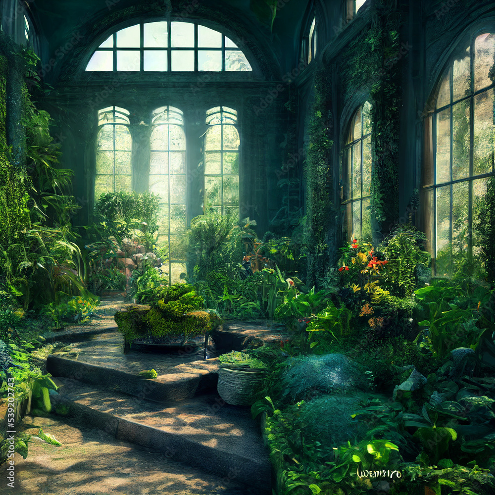 Naklejka premium garden