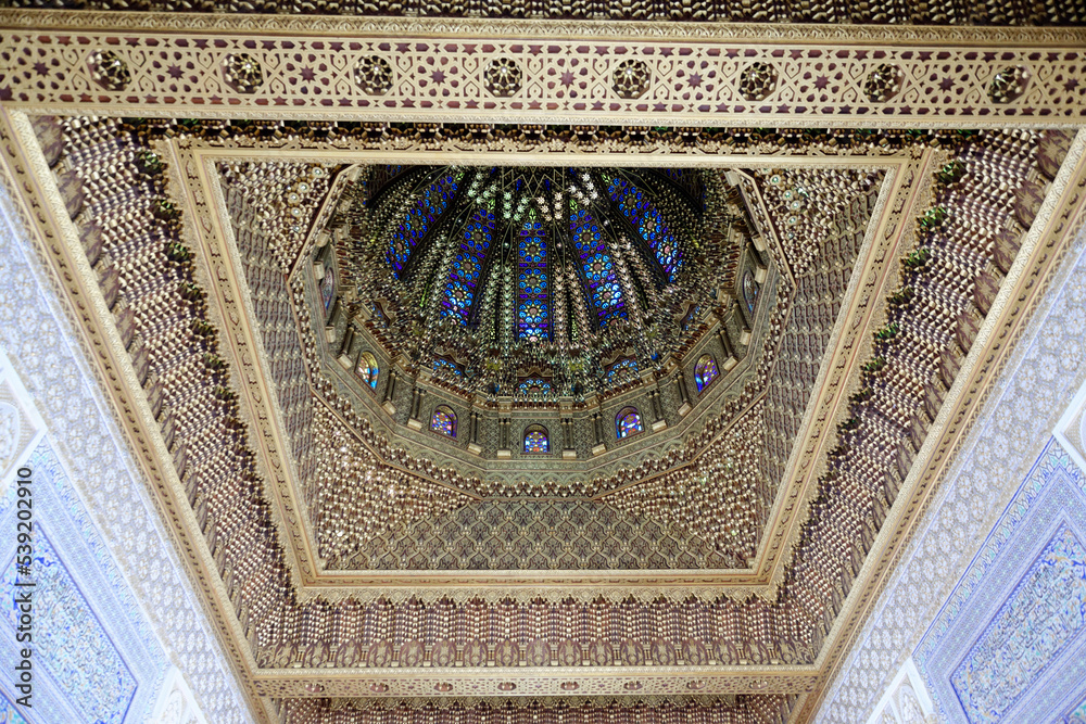 Detail, Mausoleum Mohammed V und Hassan II, Rabat, Marokko, Afrika