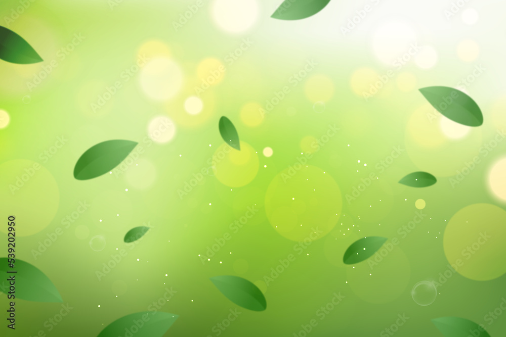 Leaves Abstract Natural Background.