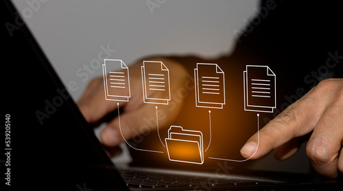 file storage concept Data management and file organization