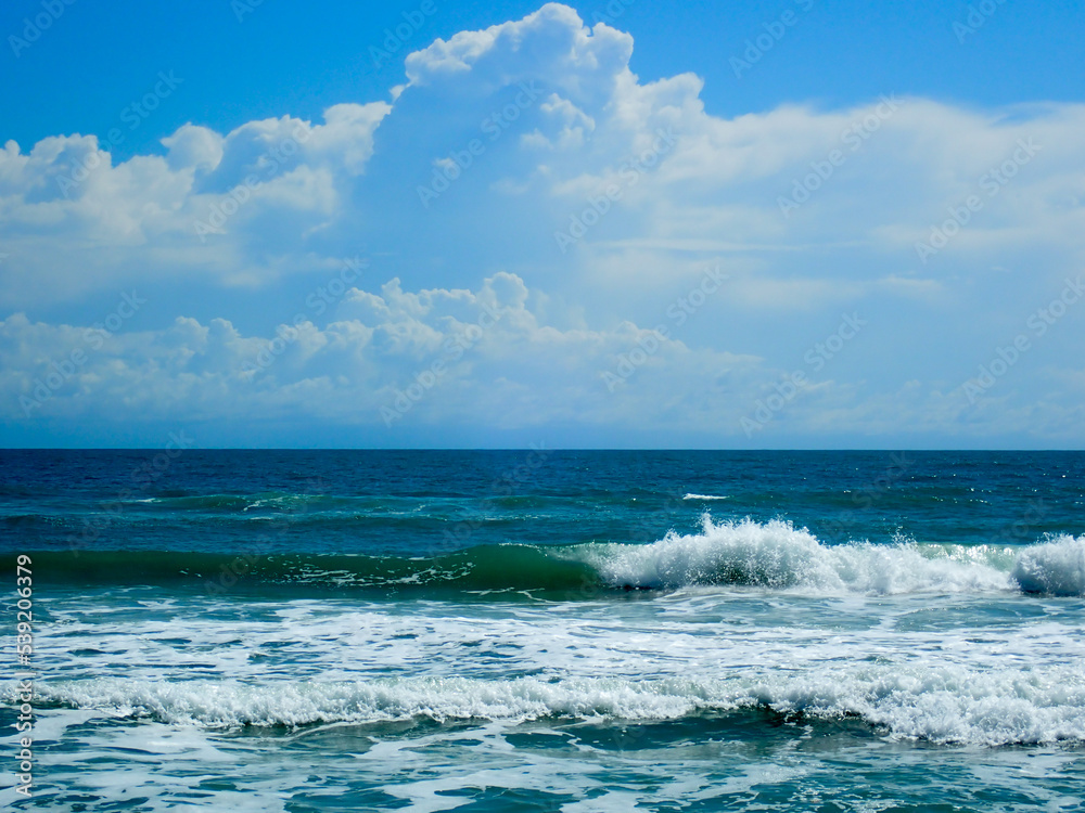 Ocean meeting the shore