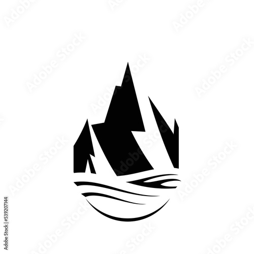 black mountain logo design