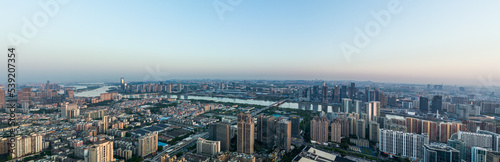 Panoramic aerial view of Guangzhou  China