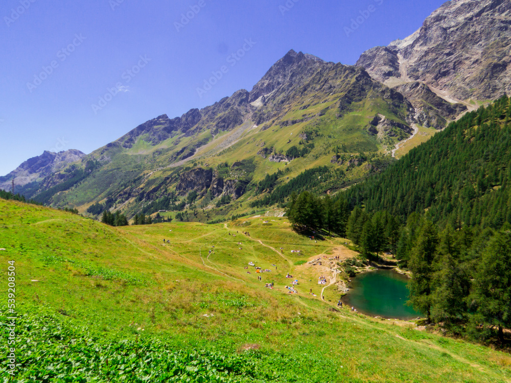 Blue Lake, Aosta Valley, Italy