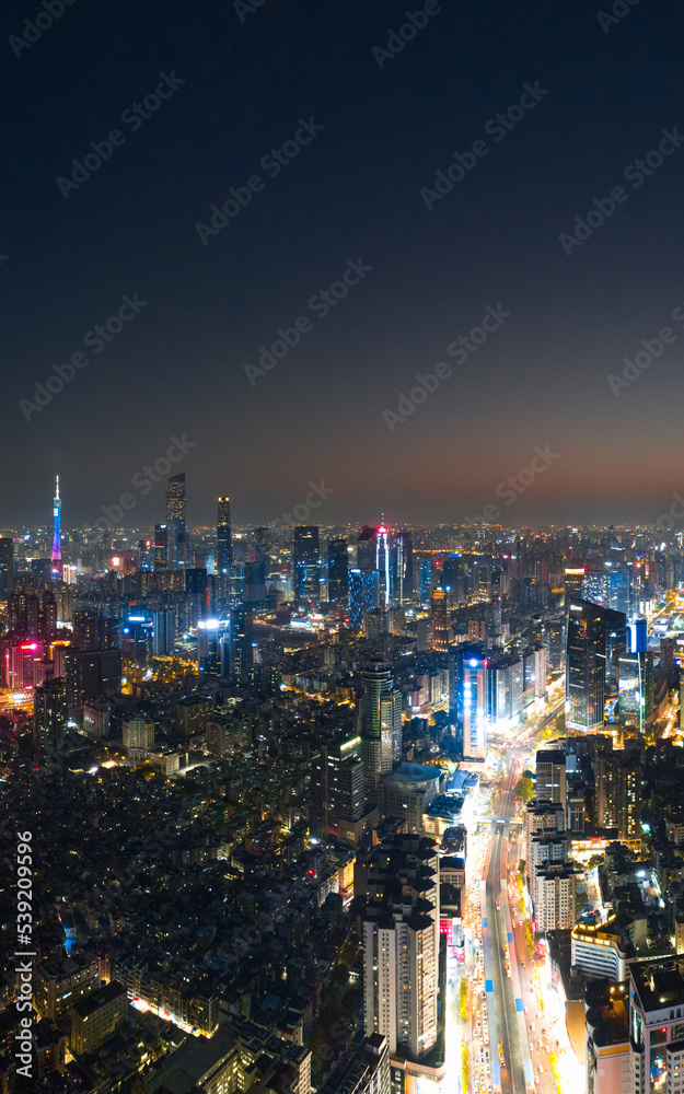 Obraz premium panoramic view of Guangzhou
