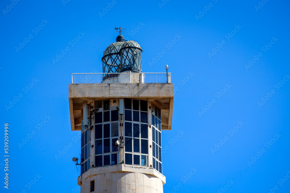 Die Kuppel eines Leuchtturm, Architektonisches besonderes Bauwerk.