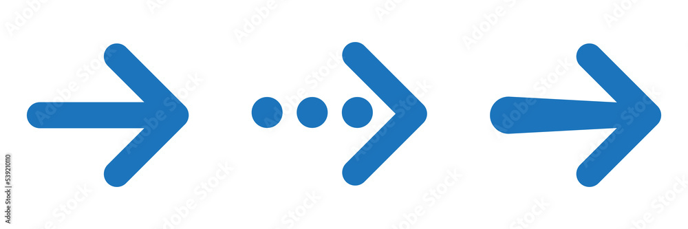 Blue rounded right arrows set. Next, enter, swipe, scroll button. Flat icon isolated on white. Continue icon. East arrow. Blue rounded right arrows set. Next, enter, swipe, scroll button. Flat icon isolated on white. Continue icon. East arrow.