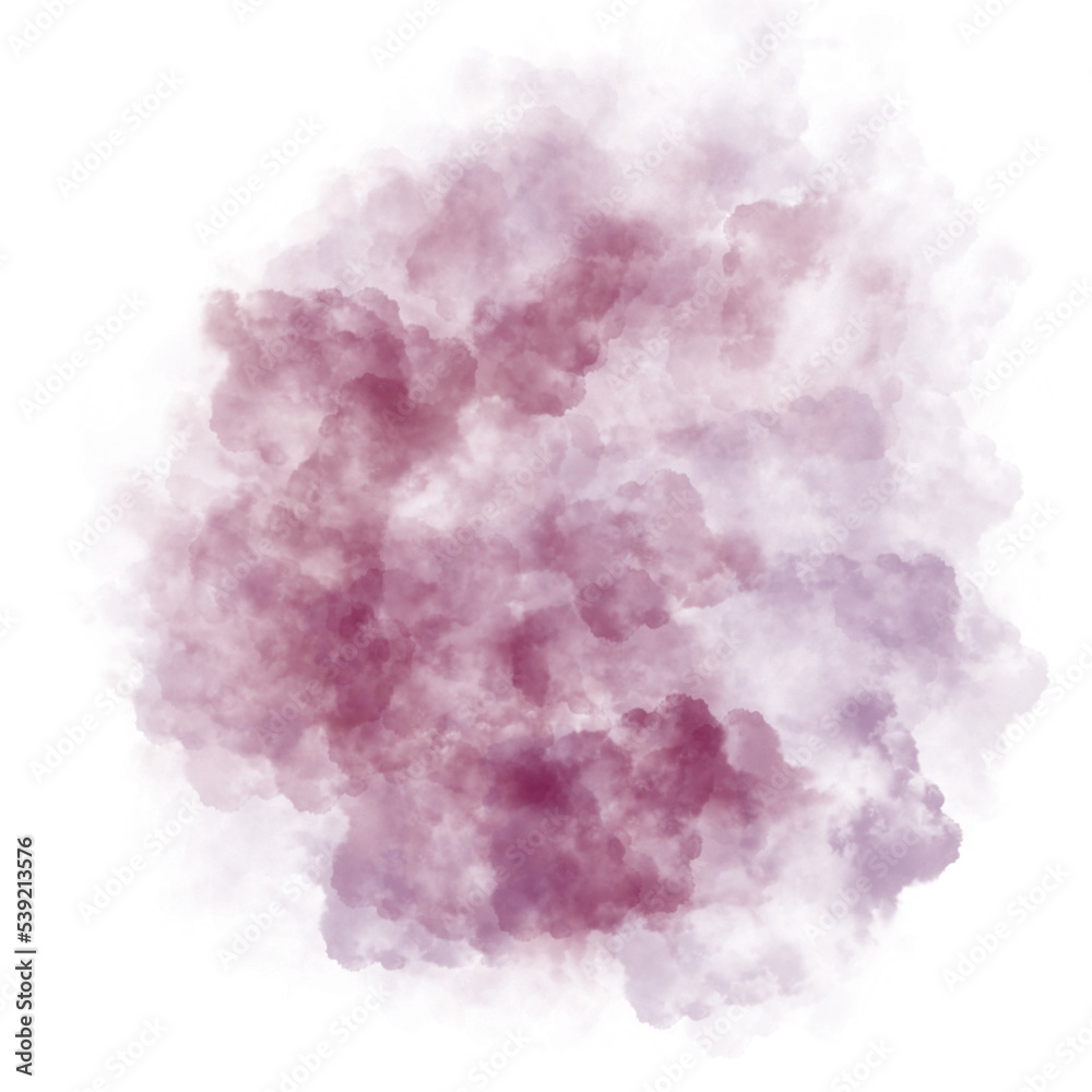 Smoke Splash Abstract Space Watercolor