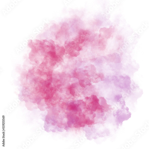 Smoke Splash Abstract Space Watercolor