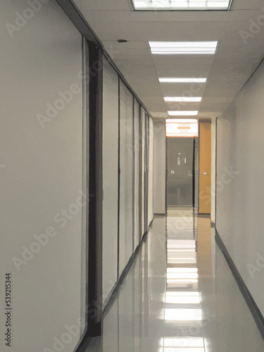 corridor in building