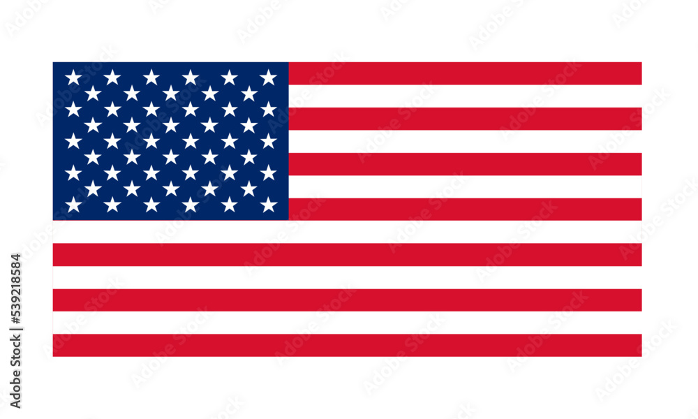 Naklejka premium flag usa