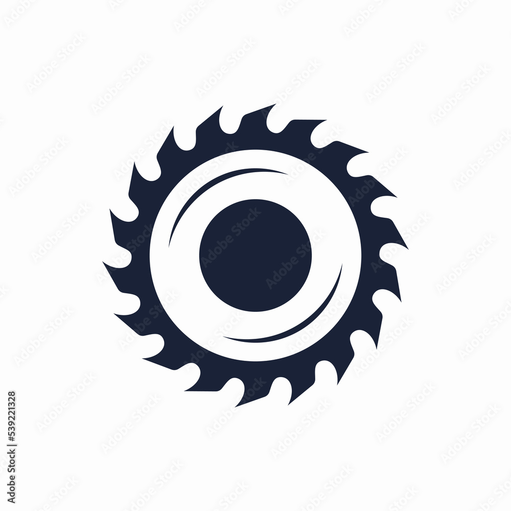 circular saw vector design template circular saw vector design template