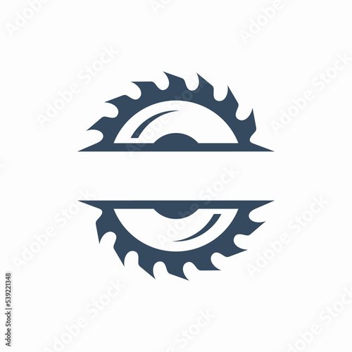 circular saw vector design template