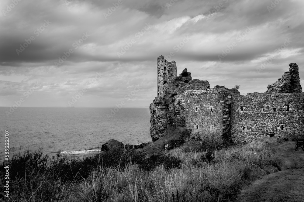Dunure Castle near Ayr Scotland Dunure Castle near Ayr Scotland