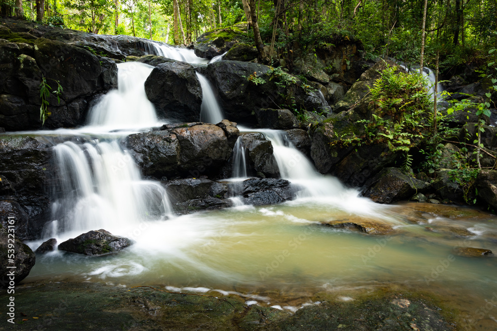 Pho Hin Dad Waterfall at Namtok Samlan National Park Pho Hin Dad Waterfall at Namtok Samlan National Park
