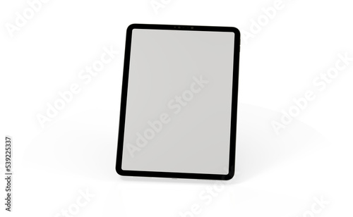 Tablet pc computer with blank screen 3d