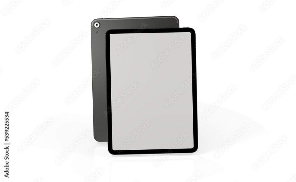 tablet pc - Modern black tablet computer isolated on white background. tablet pc - Modern black tablet computer isolated on white background.