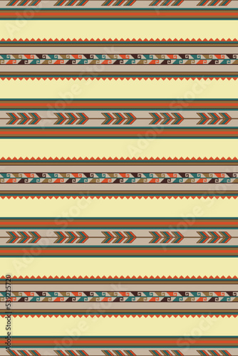 Wallpaper Mural Mexican blanket seamless pattern. Native Indian ornament. South Western Zapotec rug decor style. Vector. Torontodigital.ca
