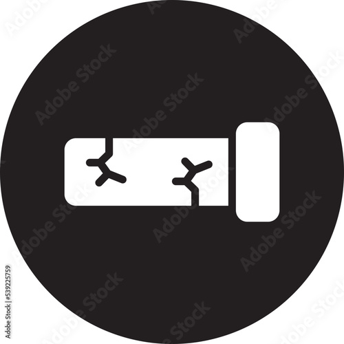 Broken Pipe  glyph icon