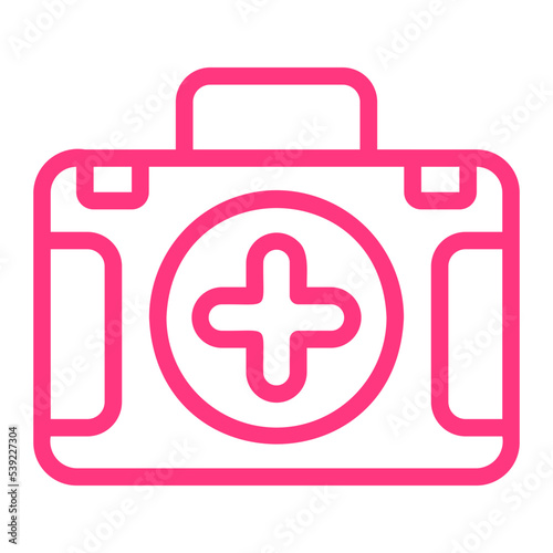 first aid kit gradient icon