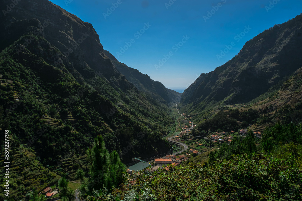 The Sierra de Agua area on the way to the Madeira Natural Park The Sierra de Agua area on the way to the Madeira Natural Park