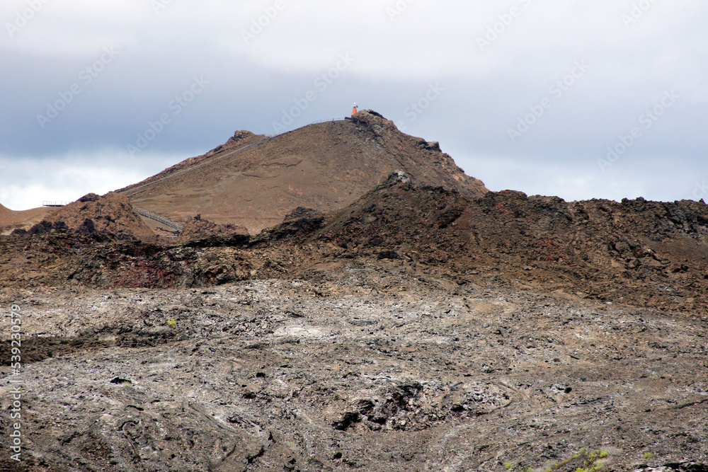 Estinct volcano of Bartolome Island in the Galapagos Islands archipelago - Ecuador