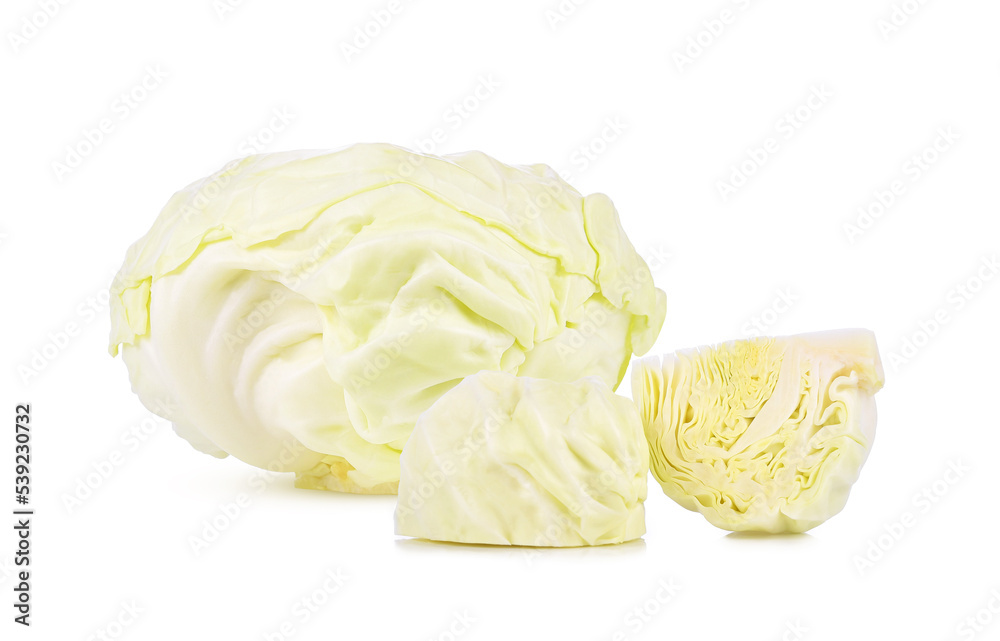 Cabbage isolated on white background Cabbage isolated on white background