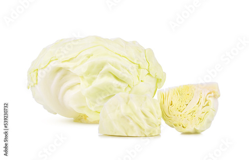 Cabbage isolated on white background © PotaeRin