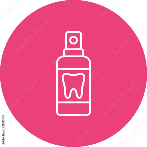Freshener Multicolor Circle Line Inverted Icon