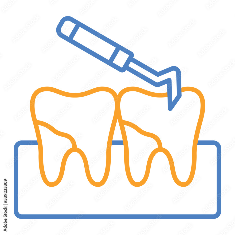 Scaling Blue And Orange Line Icon Scaling Blue And Orange Line Icon