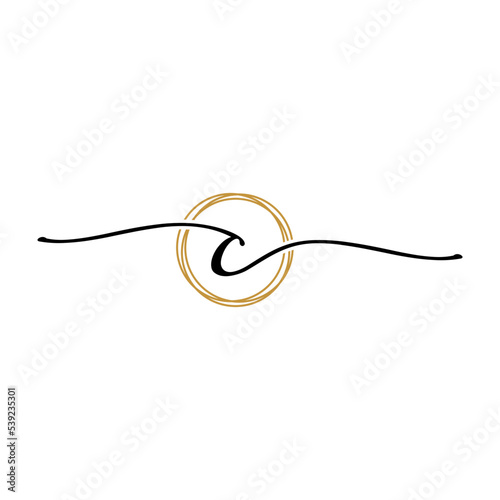 Letter C Beauty Initial Logo Template