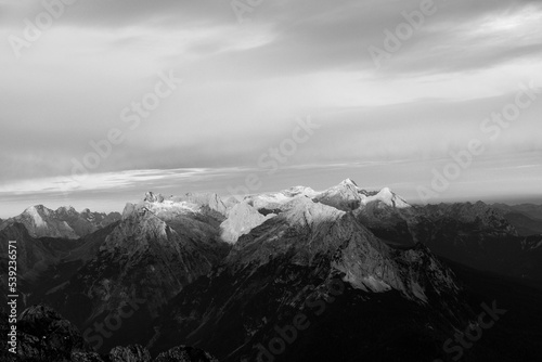 sunrise mountain range