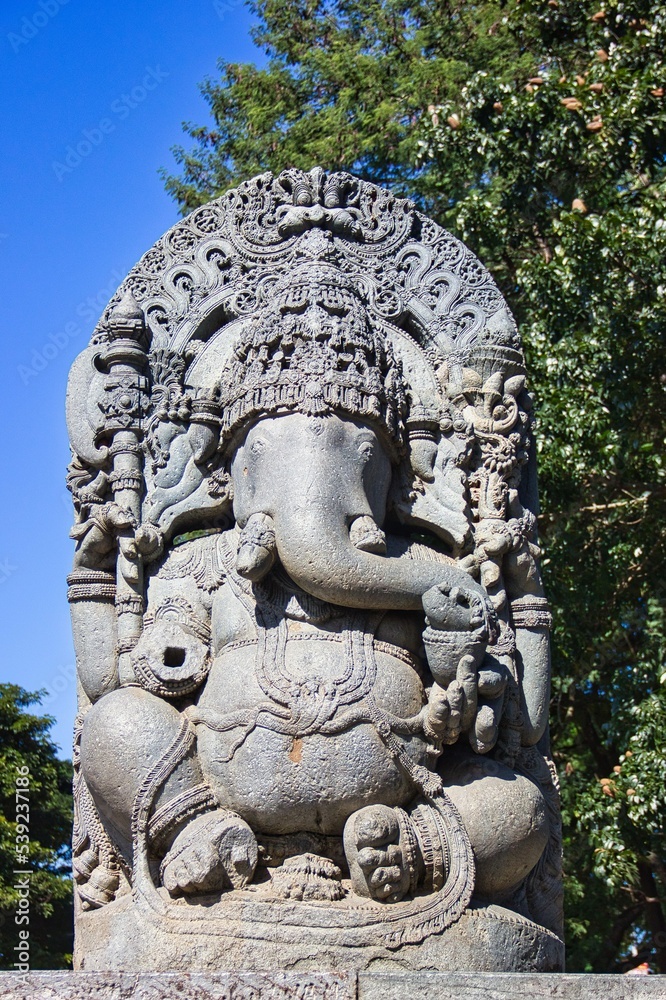 Soft rock statue from halebid, Karnataka of Hoysala