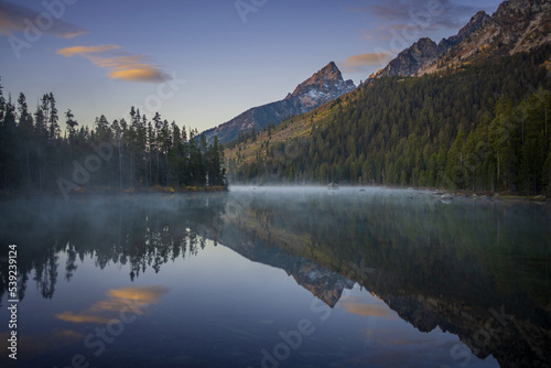 Foggy Mountain Reflection © Jon
