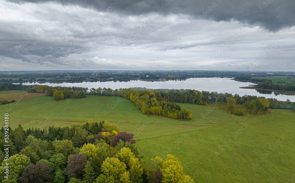 Obraz premium Lake Aulejas.Latgale .