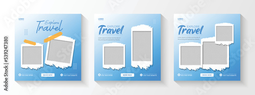 Adventure social media post & travel promotion banner template Premium travel social media, travel post, travel social media,social media sale,