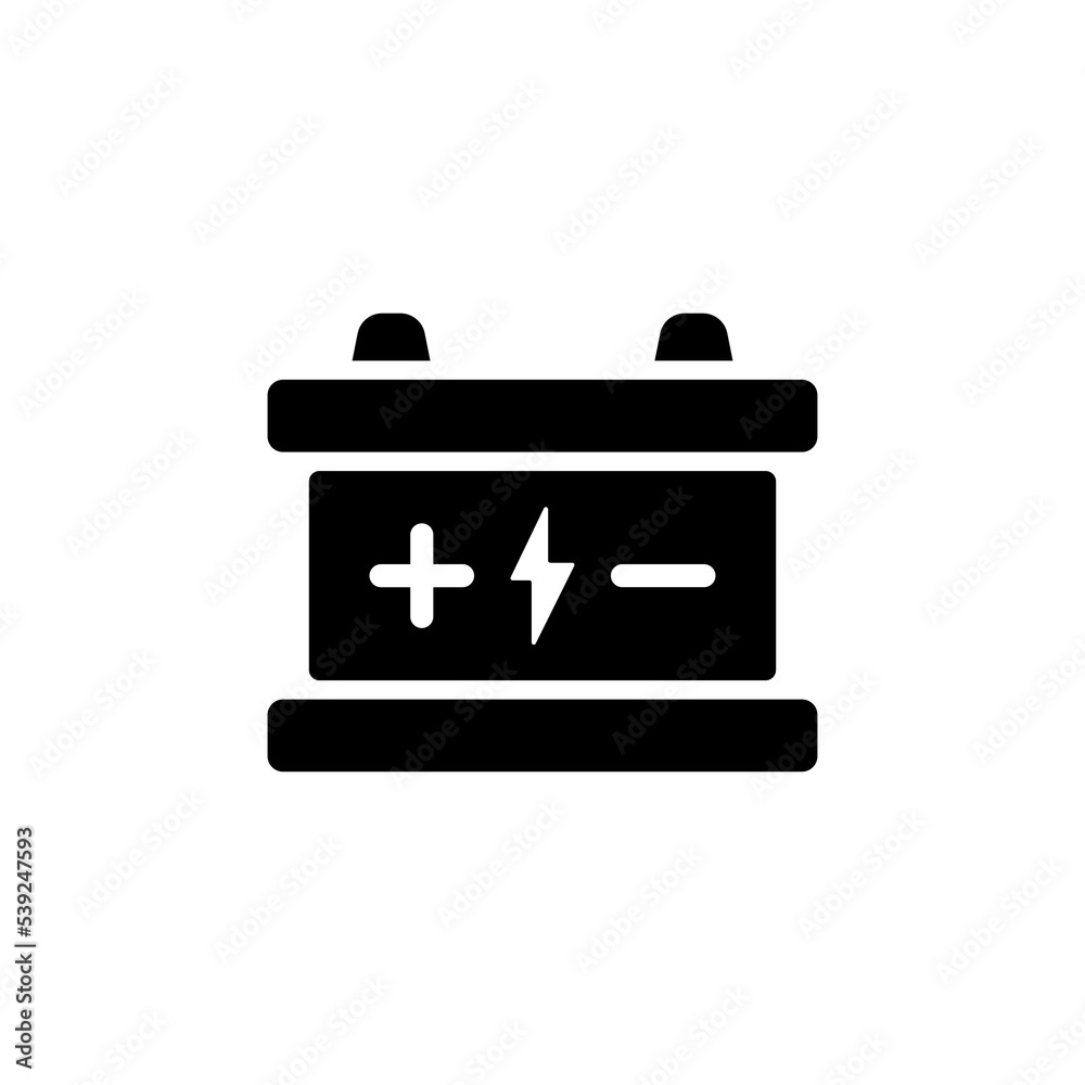 accu battery icon design vector template