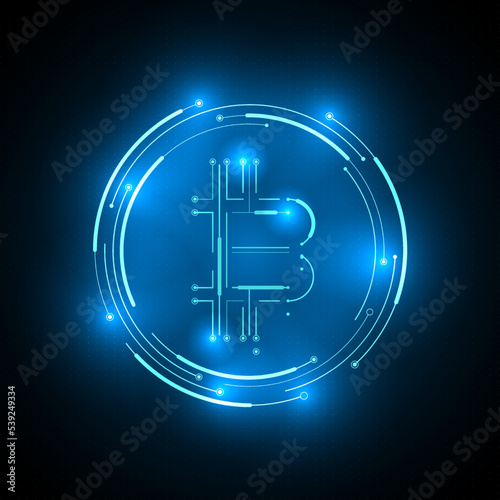 btc eth coin cryptocurrency graph graphics blue light background digital lines crypto exchange kyc