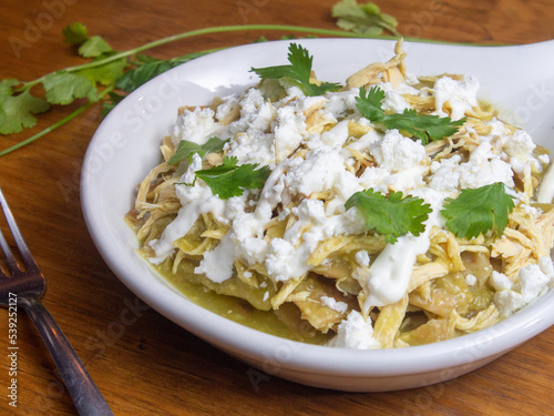 mexican food chilaquiles