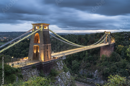 Puente colgante de Clifton en Bristol Inglaterra