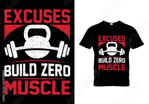 Gym T Shirt Design With Message