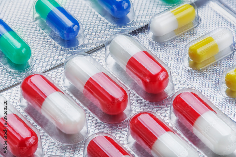 Pills .Medicine. Science. Pills for various viruses and diseases.