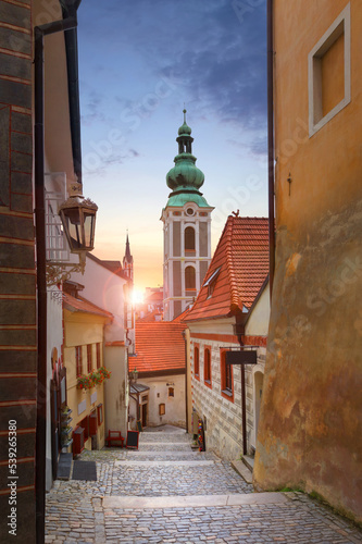 St. Jost Church in Cesky Krumlov. Czech Republic