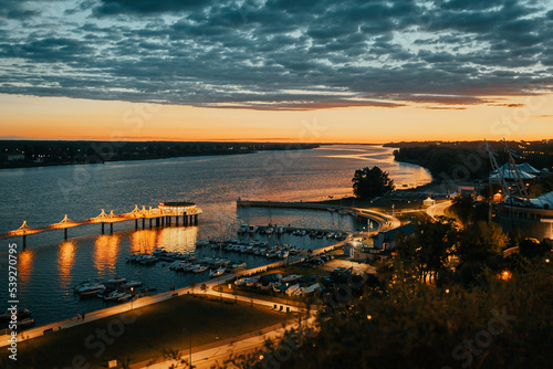 Widok na molo w Płocku © Sebastian