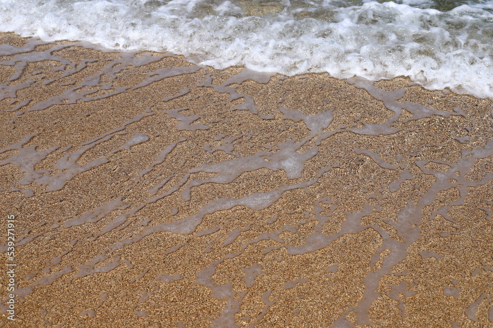 The color of the water in the mediterranean sea in shallow water The color of the water in the mediterranean sea in shallow water