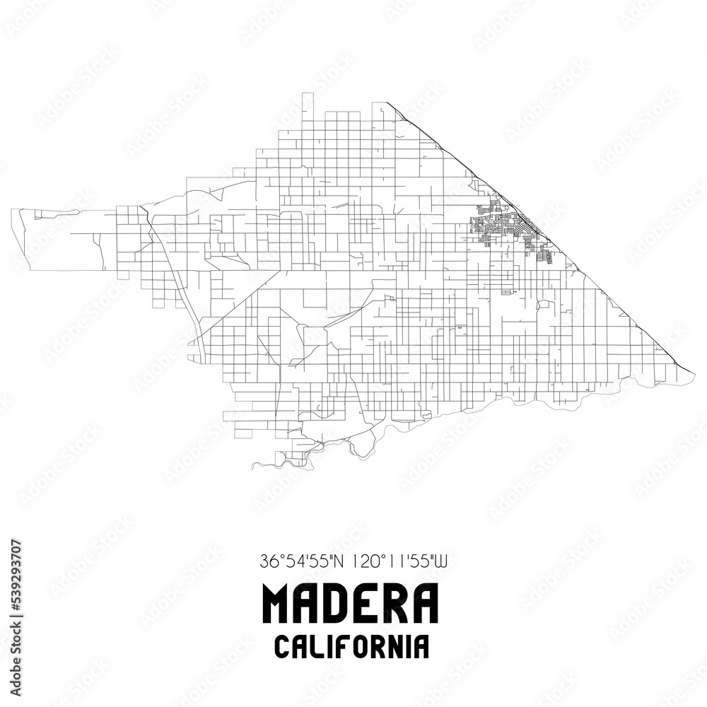 Madera California Street Map 0645022 vrogue.co