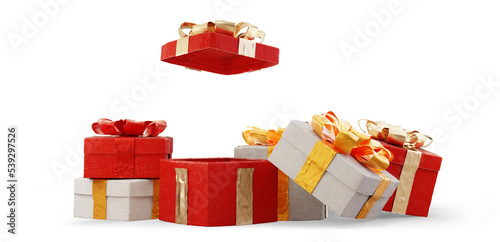 open Christmas box, Christm...