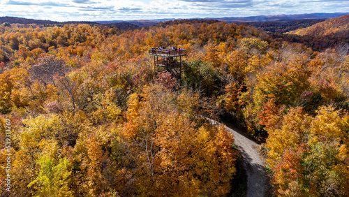 Fall Landscape Across Quebec. Canada © NZP Chasers