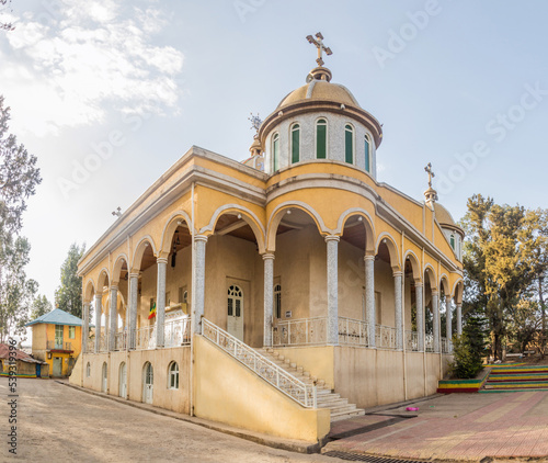 Foto John the Baptist  church in Gondar, Ethiopia.