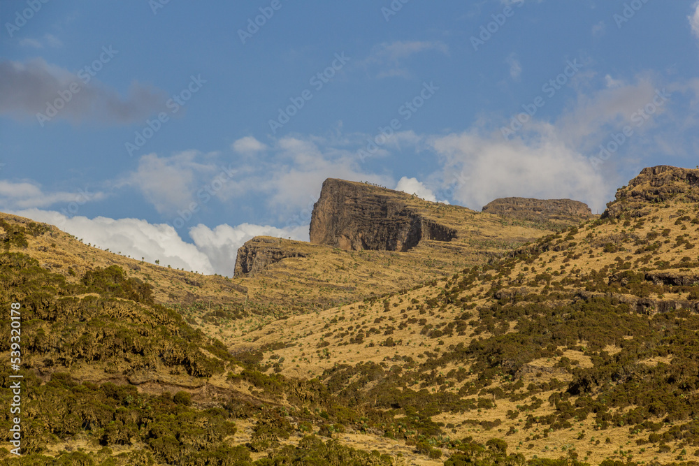 Escarpment of Simien mountains, Ethiopia